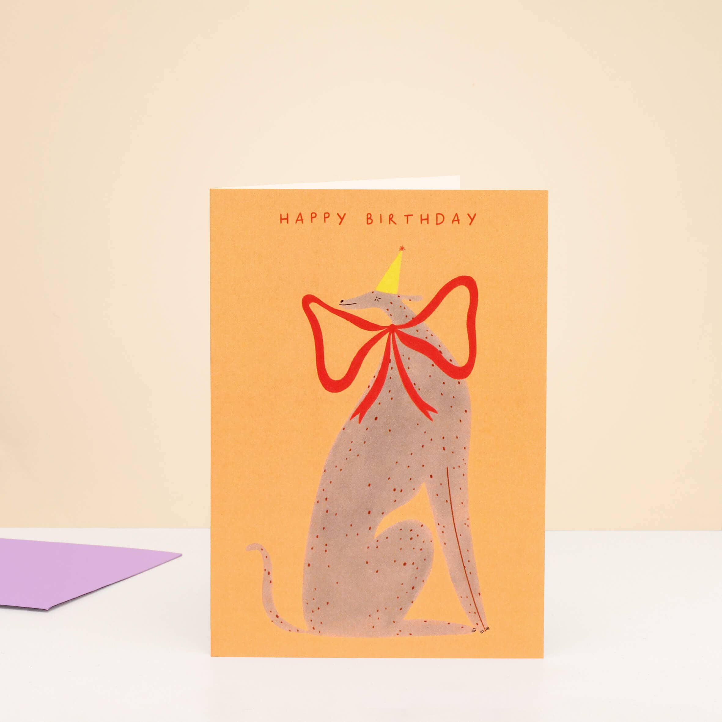 Whippet Birthday Card | Dog Themed Birthday Card | Trendy