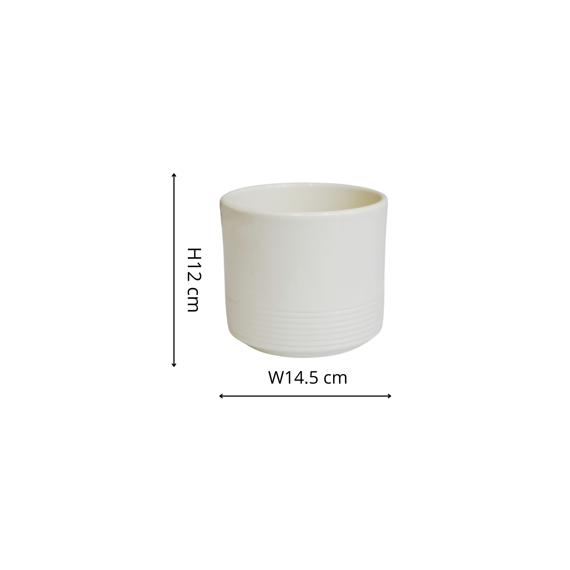 Munich Gloss Planter H12cm D14.5cm