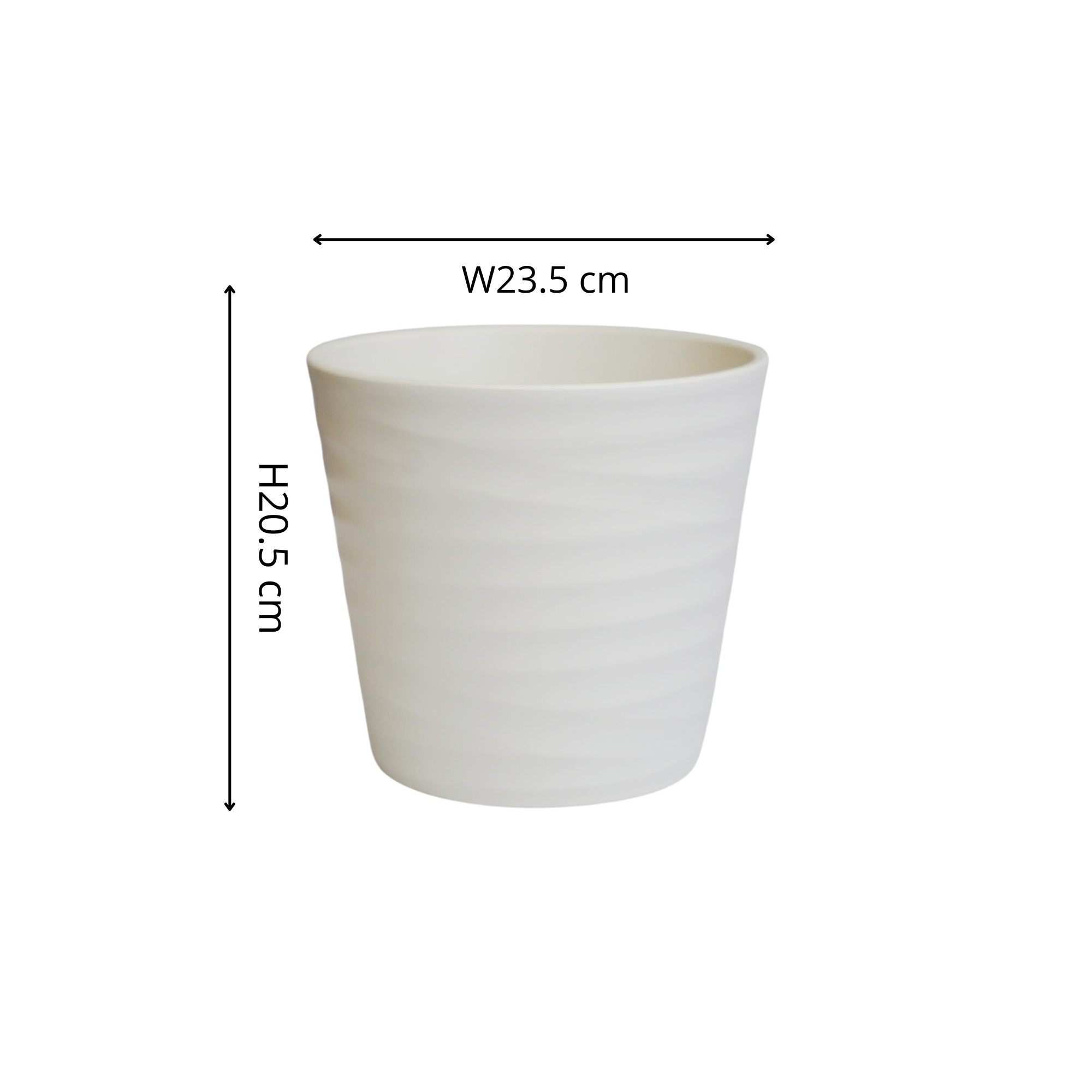 Oslo Taper Planter H20.5cm D23.5cm