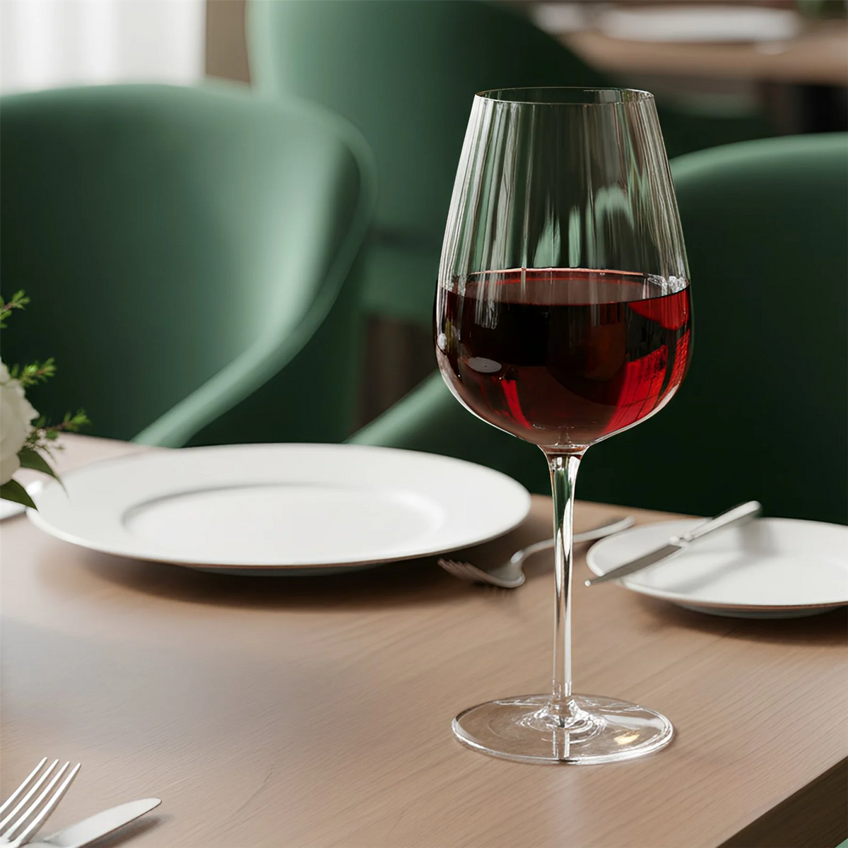 Kensington Optic Crystal Red Wine Glass - 640ml