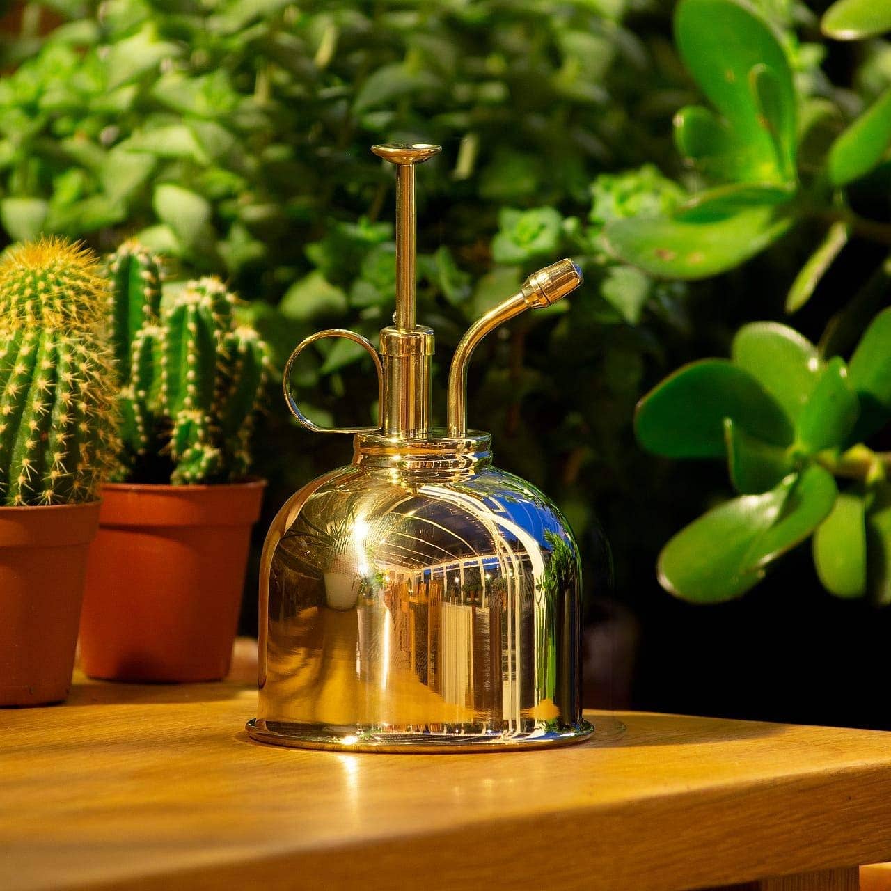 Metal Water Mister Vintage Polished Solid Brass 300ml