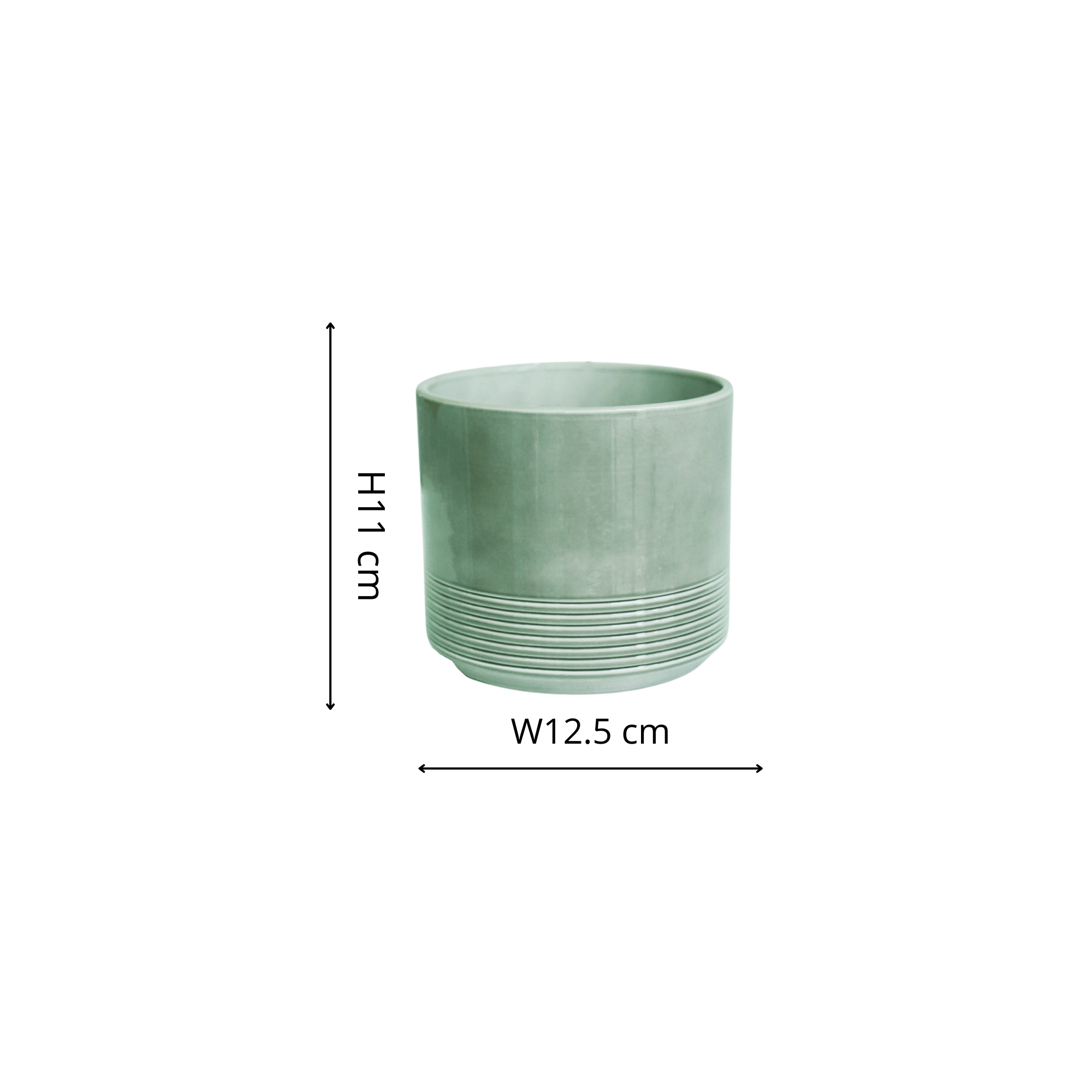 Munich Gloss Planter H11cm D12.5cm