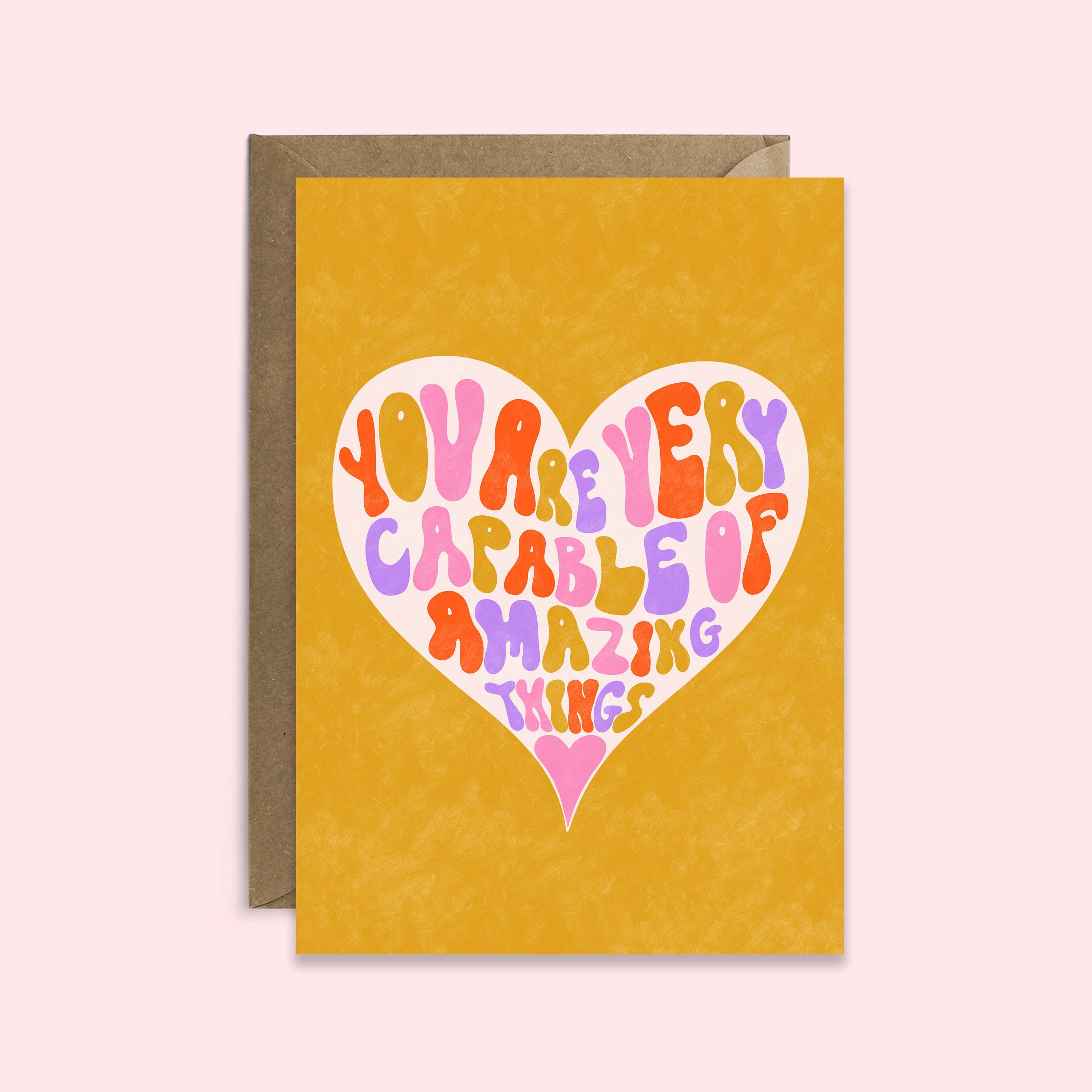 Very Capable Card | Good Luck Card | Encouragement Card