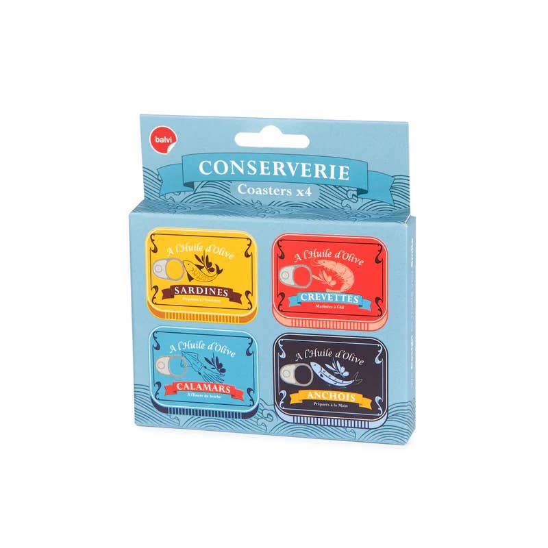 Balvi Coasters | Conserverie Coasters Set of 4
