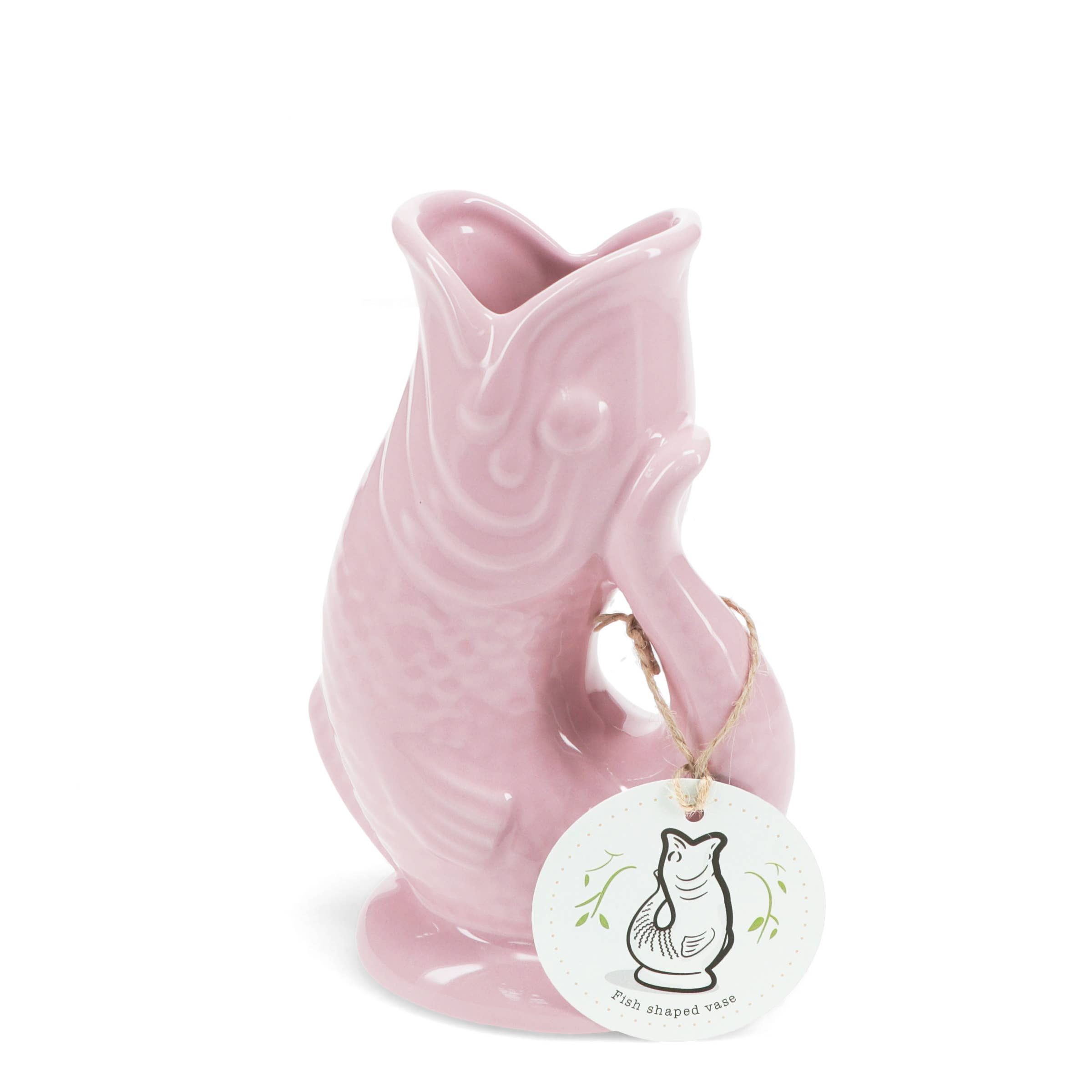 Ceramic fish vase - Pink
