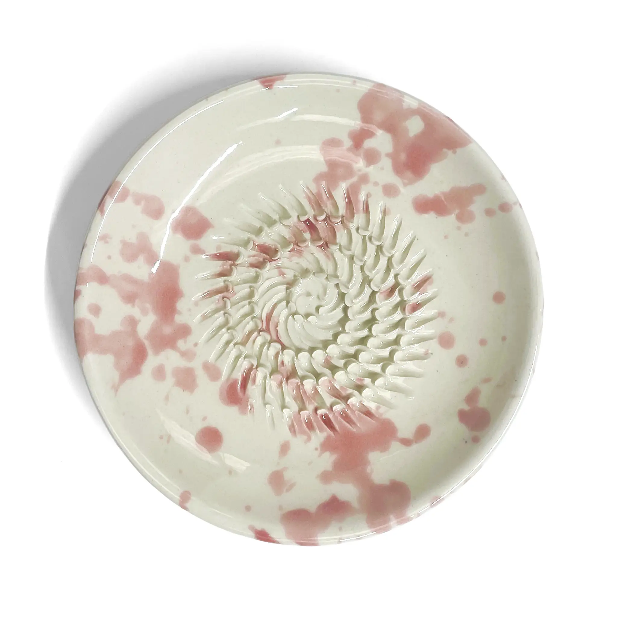 Garlic Grater Rose Splatter