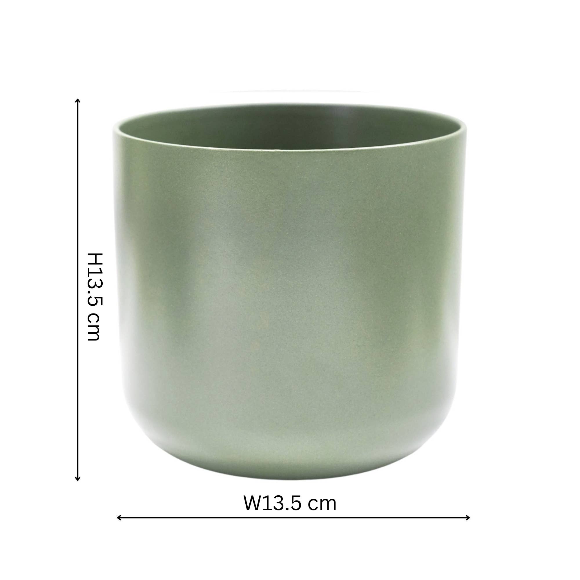 Lisbon Ceramic Indoor Planter H13.5cm D13.5cm