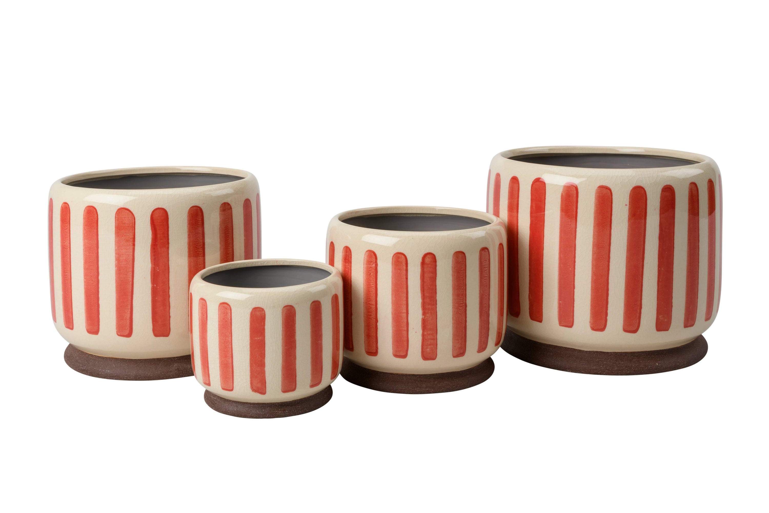 NEW Collectors Indoor Pot 16cm Red Stripe