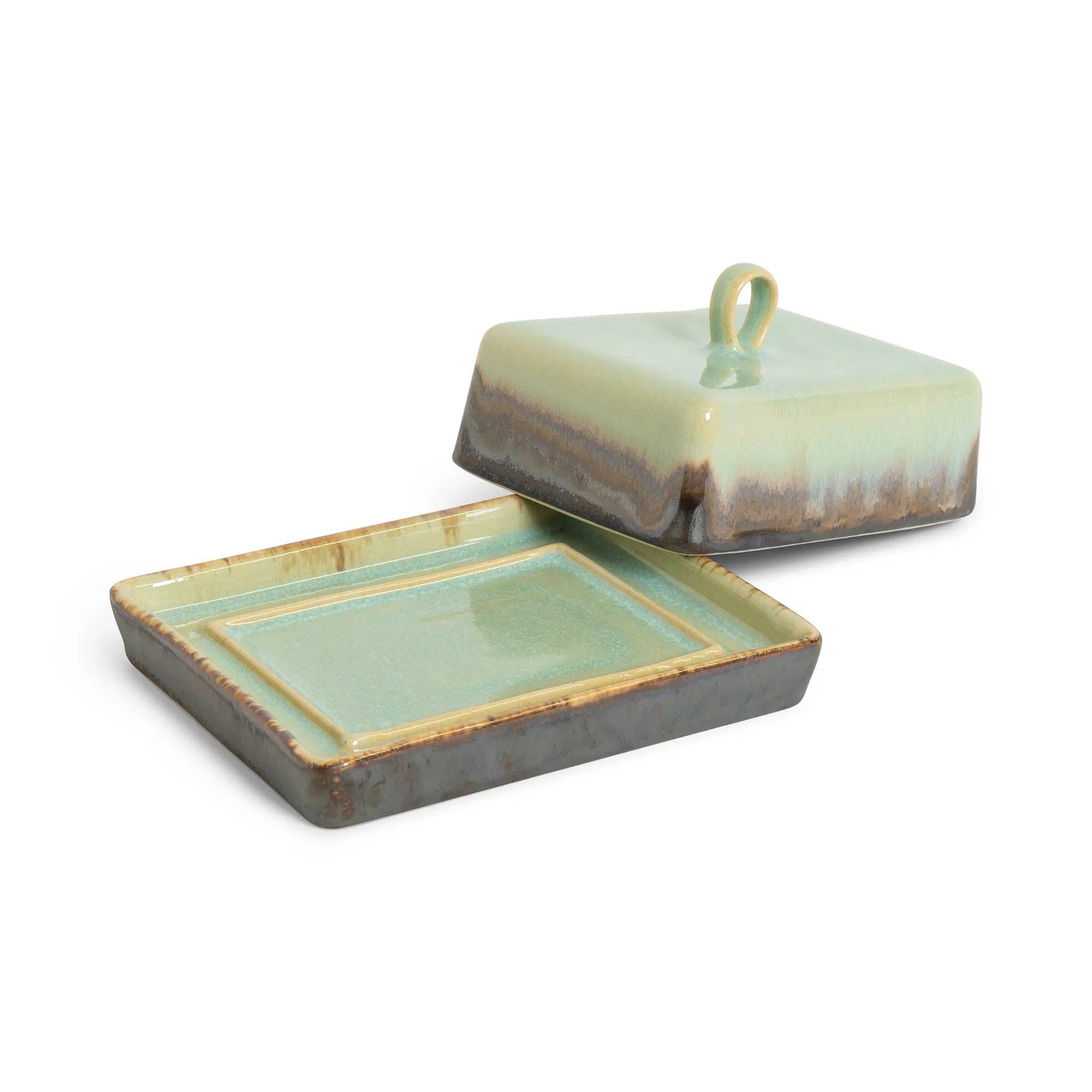 Agate Butter Dish
