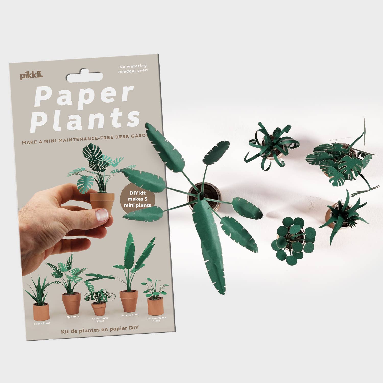 Paper Plants | Origami Kit for Desk Decor | DIY Gift