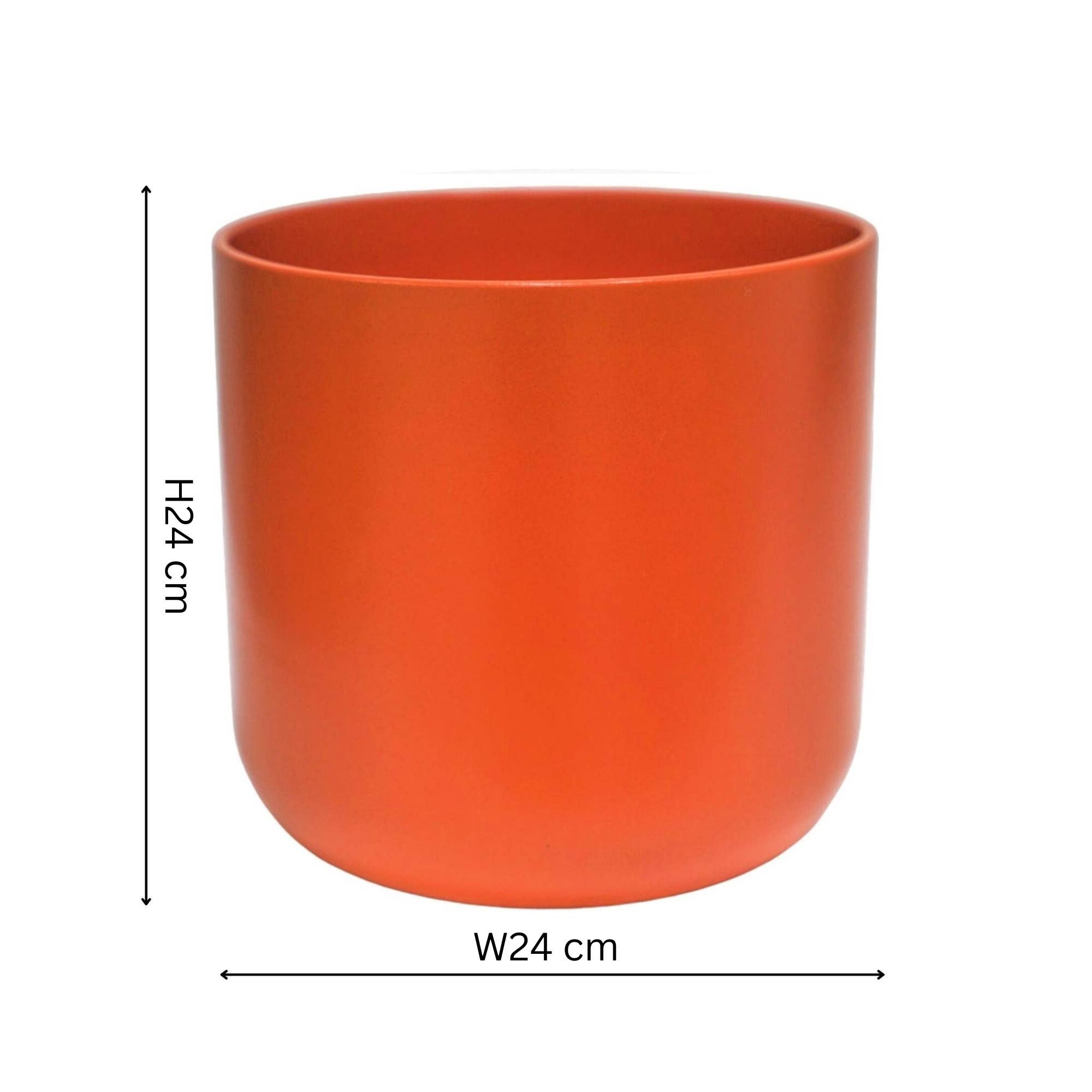 Lisbon Ceramic Indoor Planter H24cm D24cm