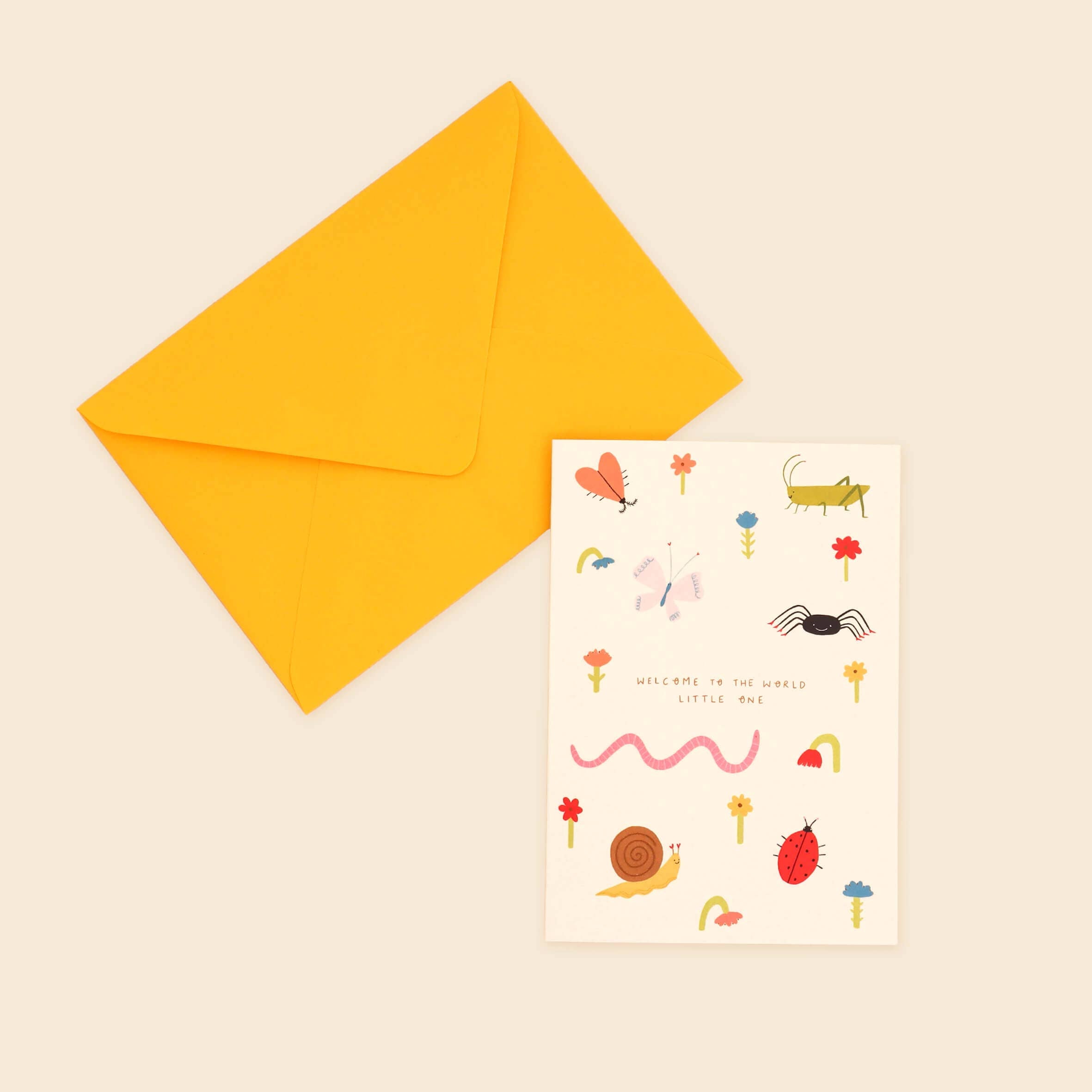 Welcome To The World Card | New Baby Card | Gender Neutral
