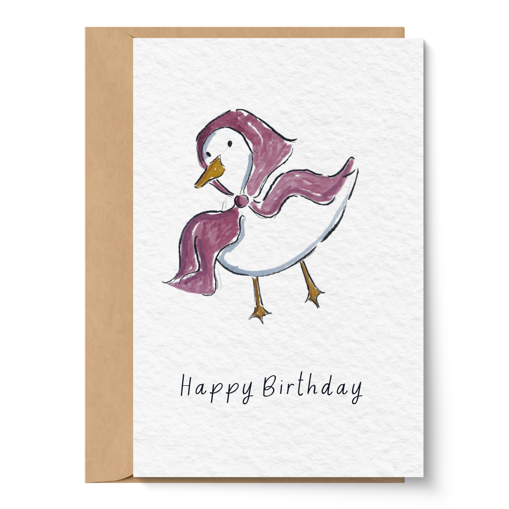 Forever Illustrations - Silly Goose Birthday Card - A6