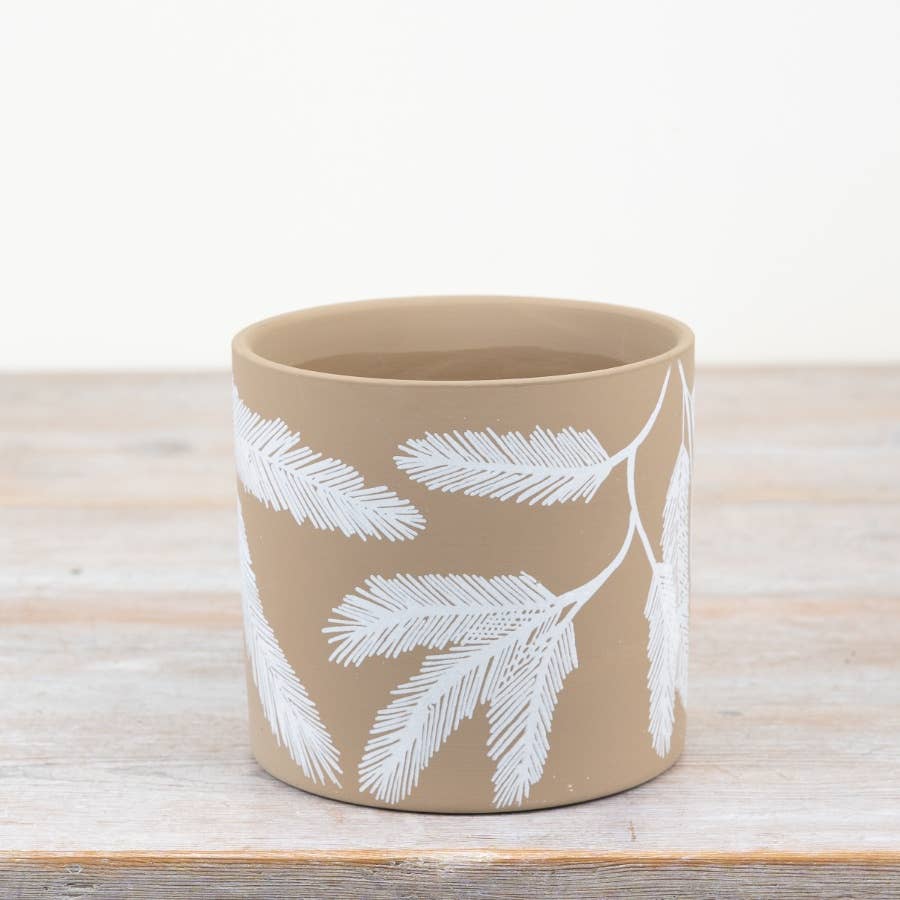 Leaf Terracotta Planter, 13.5cm