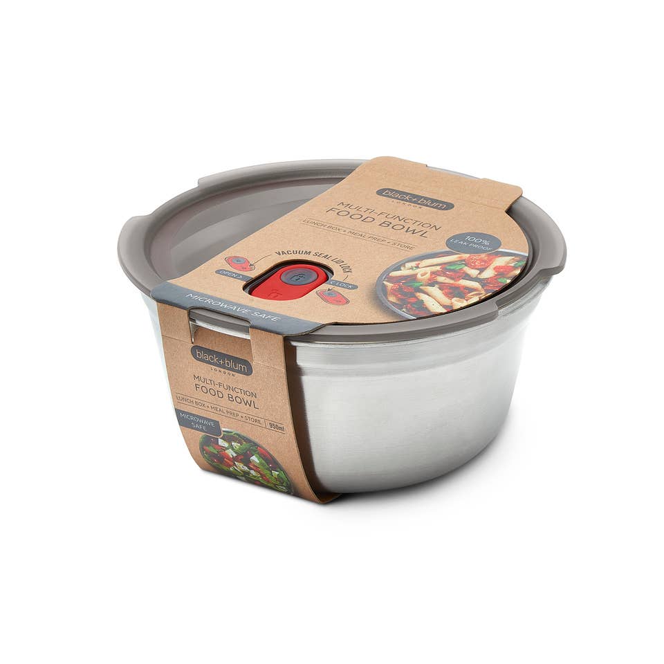 Lunch Box - Microwave-Safe Leak Proof Stainless Steel Bowl